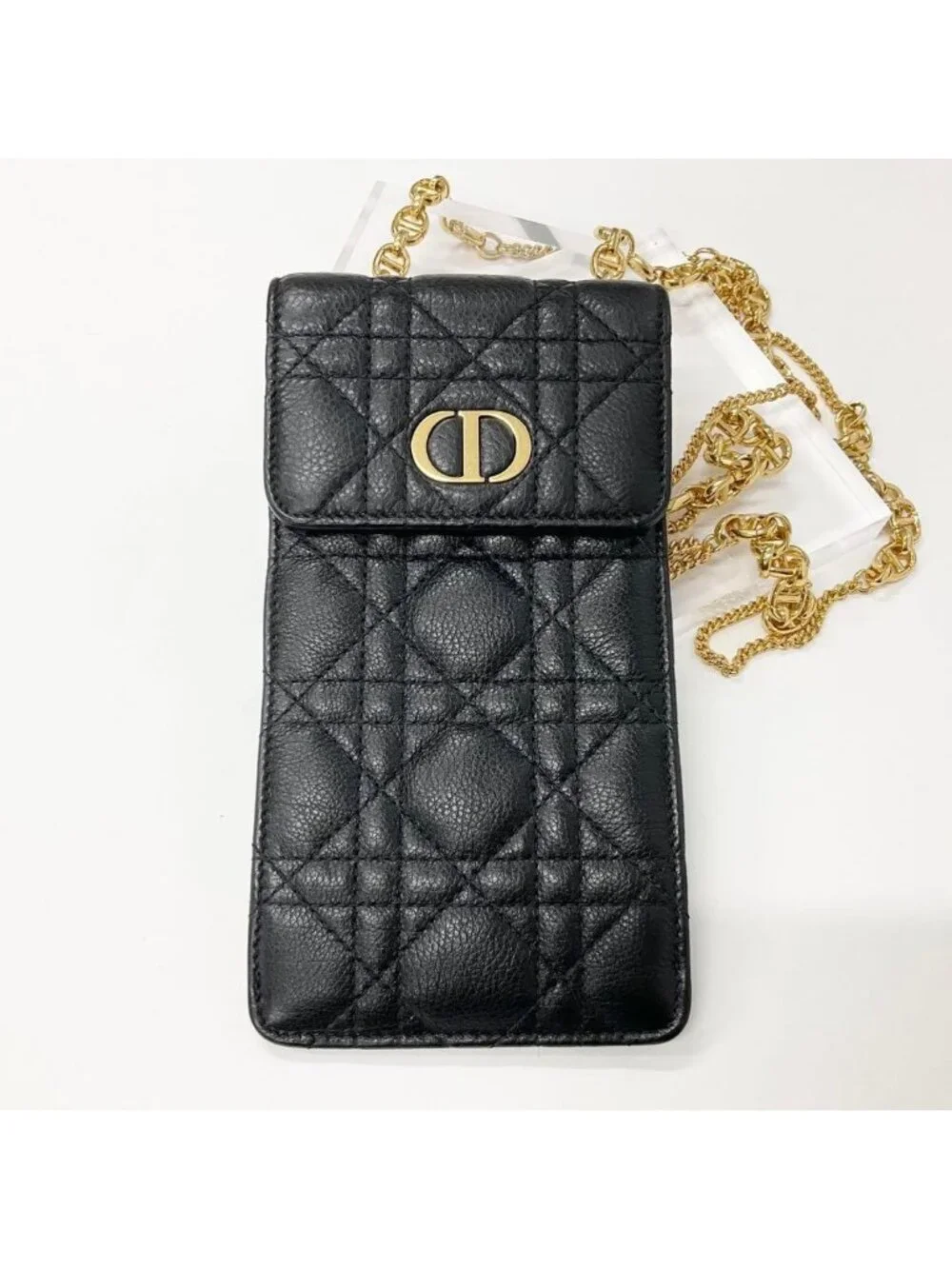 Dior Cannage Caro Phone Case Pochette